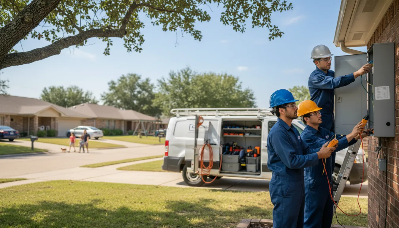 Certified electrician providing emergency electrical services in Thornfield, MO